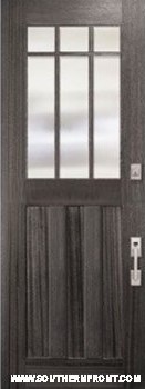 8 0 SDL Craftsman Tall Marginal 6 Lite 3 Panel