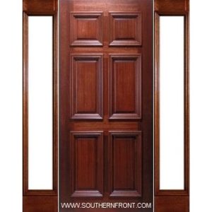 6 Panel with Full Lite Sidelights - 36'' x 80''