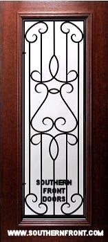 Prague Wrought Iron Full Lite