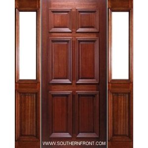 6 Panel with Half Lite Sidelights - 36'' x 80''