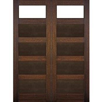 4 Panel 1 Lite (Double Door)
