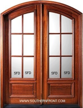 5 0 5 4 6 0 x 8 0 TDL Arch Top Double Straight Mullions 1