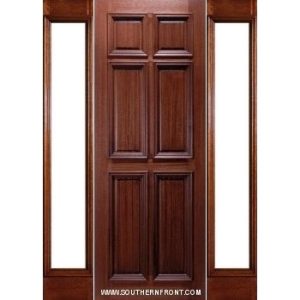 6 Panel with Full Lite Sidelights - 36" x 96"